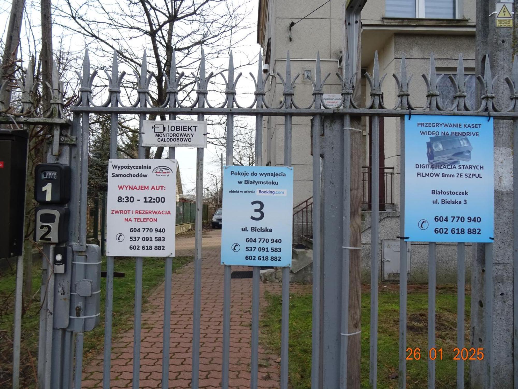 Pokoje Do Wynajecia W Centrum Bialegostoku Białystok Exterior foto